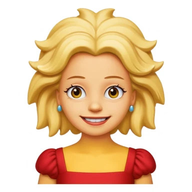 Lisa Simpson same in cartoon sticker