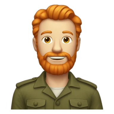 Ginger man communist sticker