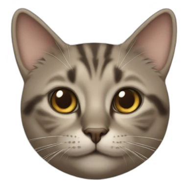 cat that looks like pie i’ll saying :”dale” sticker