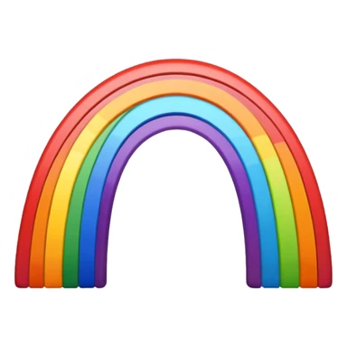 A rainbow swas sticker