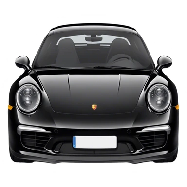 Porsche 911 - Porsche (Model Year: 2021) (Iconic colour: Black) sticker