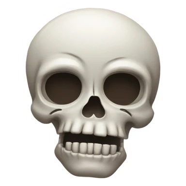 Heartbroken skull  sticker