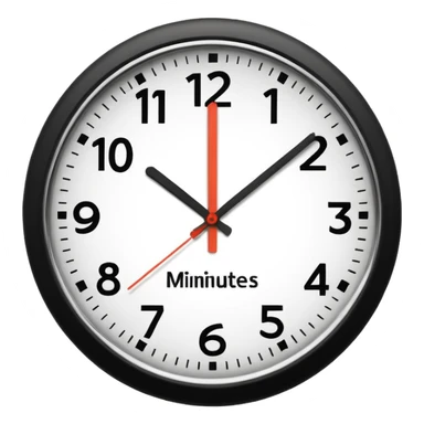 10 minutes before twelve. sticker