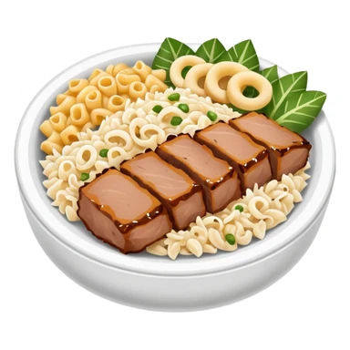 hawaiian plate lunch takeout sticker