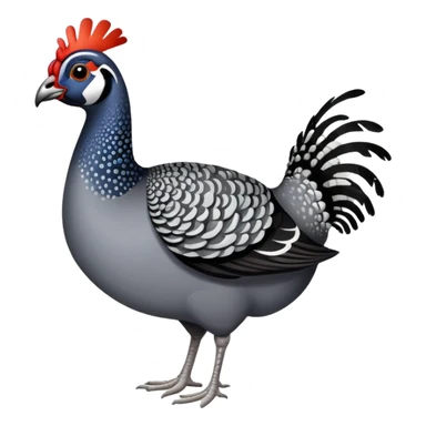 
Guinea fowl sticker
