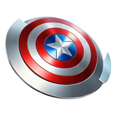 captain america's shield sticker