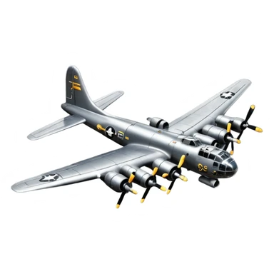 B-29 Superfortress dropping boms sticker