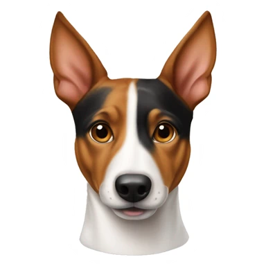 Basenji bull terrier mix  sticker