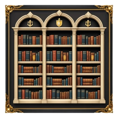 catholic library  sticker