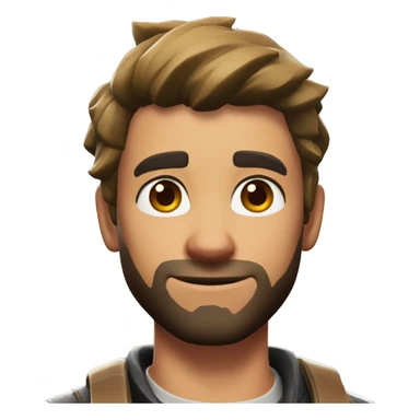 the fortnite skin  miles mora sticker