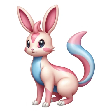 Milotic-Sylveon-Bunny-Pokémon full body sticker
