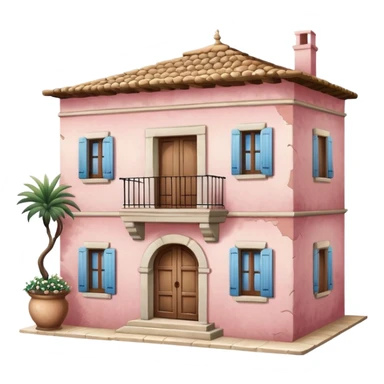 Casa rosa sticker