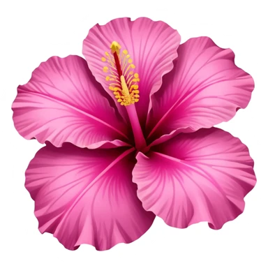pink hibiscus sticker