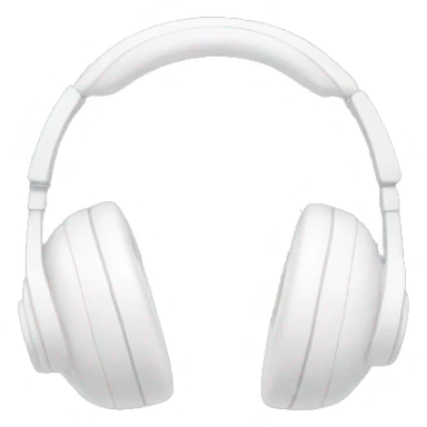 white headphones with white bows sticker