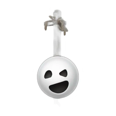 gallows on a pole sticker