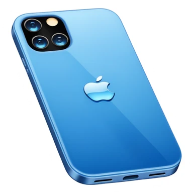 Téléphone iPhone 13 bleu sticker