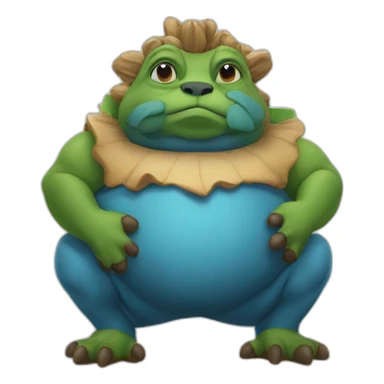 Gnous sur grenouilles sticker