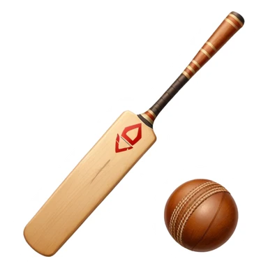Only Cricket bat and ball sticker