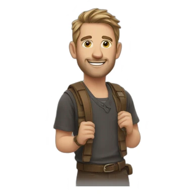 Fabien the glouton sticker