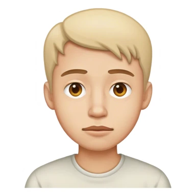 Une emoji nonchalant et soûlée  sticker