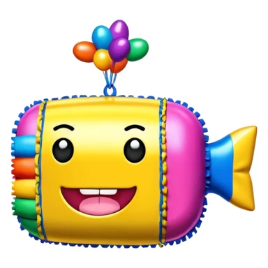   jeff koons style art SPAM pinata sculpture  sticker