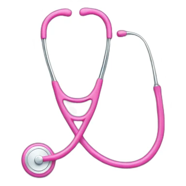 Pink stethoscope sticker