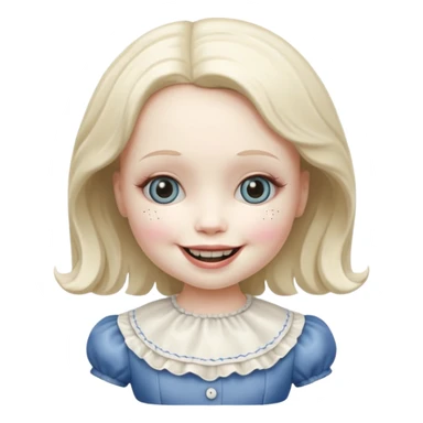 
Talking doll – Creepy smile











 sticker