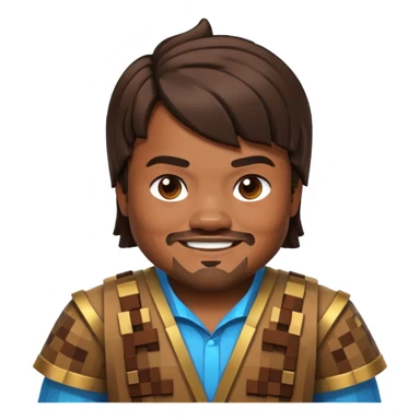 Minecraft Movie Jack Black sticker