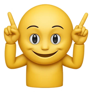 Smiley face with a attitude face and flipping his middle fingers of both hands and both feets sticker