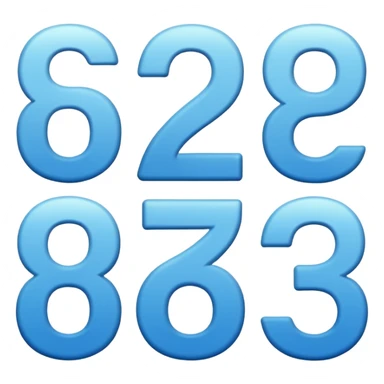 six seven number sticker