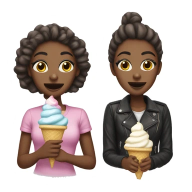 powderpuff girls with ice cream sticker