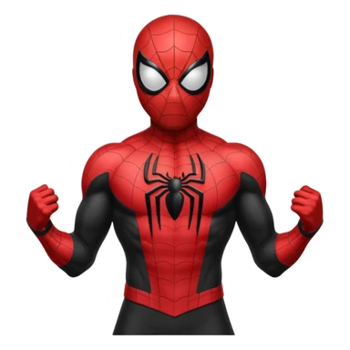 Black Spider man sticker