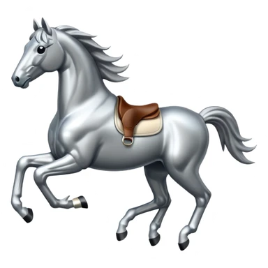 Ford mustang metallic  horse  sticker