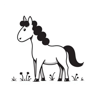 Horse sticker