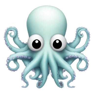 octopus on face sticker