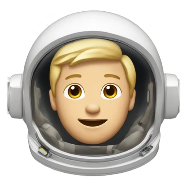 blonde guy flying in space  sticker