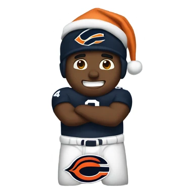 Chicago bears merry Christmas  sticker