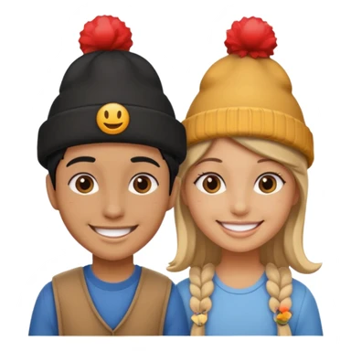 a framed photo of 2 friends in a theme park sticker