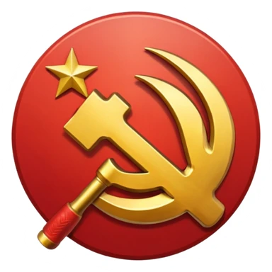 hammer and sickle sticker