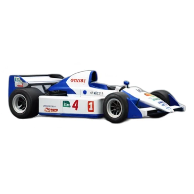 1991 ligier F1 car sticker