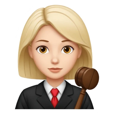 
female lawyer helping a man sticker