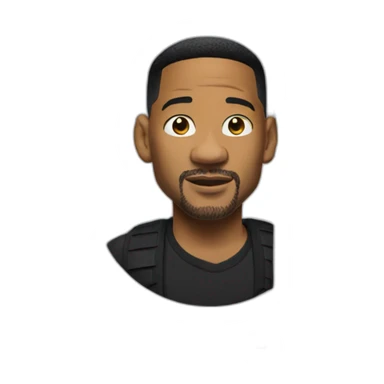 Will smith on a laptop sticker