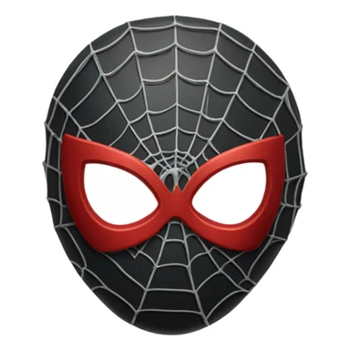 Marvel spiderman mask sticker