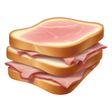 sandwich with ham sticker