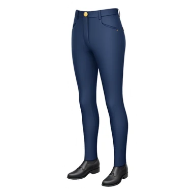 Navy riding pants sticker