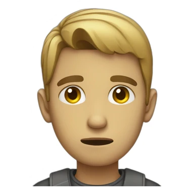 sad programmer boy sticker