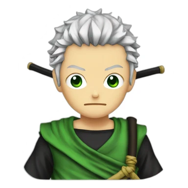 Zoro one peice sticker