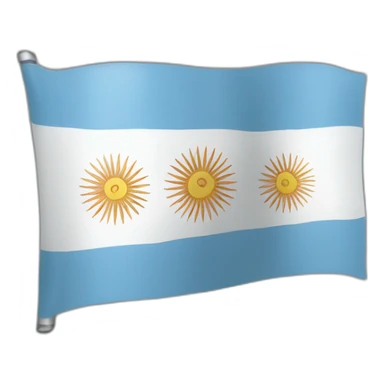 argentina flag sticker