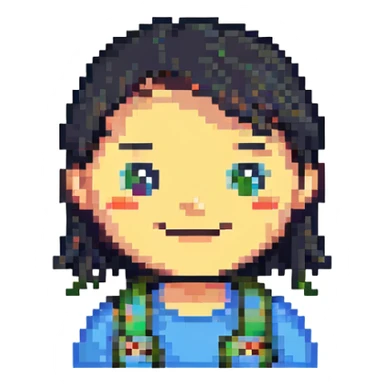 smiling personalized cartoon avatar sticker