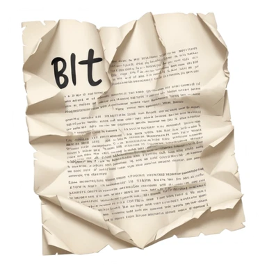 erotic Paper contract with bite marks tearing through the signature field sticker